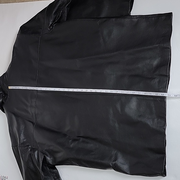 FREQUENCY OUTERWEAR Black Genuine Leather Jacket/ Size Xl. - Picture 6 of 12